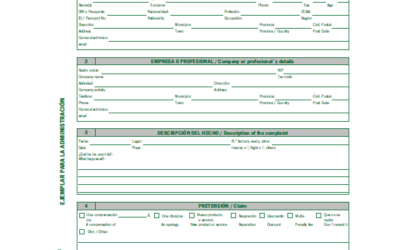 Nueva regulación de las hojas de quejas y reclamaciones en Andalucía