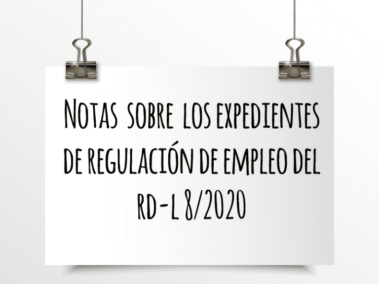Regulación empleo