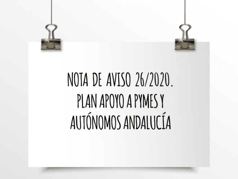 Plan apoyo a PYMES y Autónomos