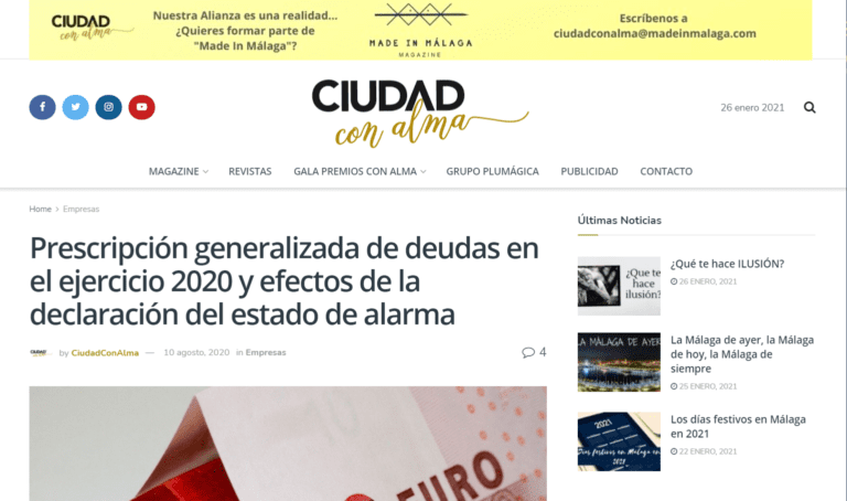 Prescripción generalizada de deudas