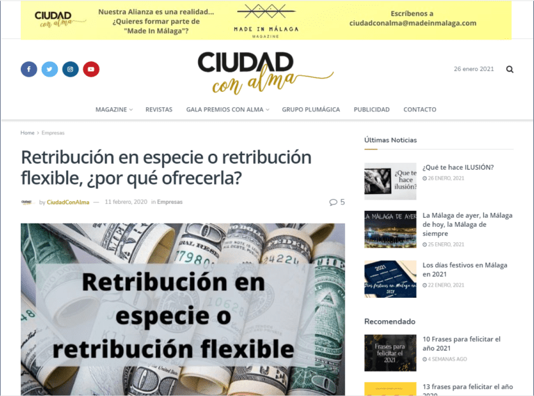 Retribución en especie o retribución flexible