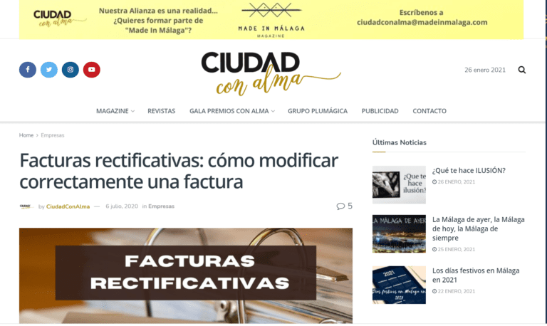 Facturas rectificativas