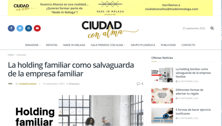 La holding familiar como salvaguarda de la empresa familiar