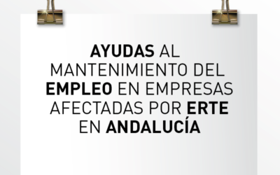 Nota de Aviso 19/2021. Ayudas al mantenimiento del empleo en empresas afectadas por el ERTE en Andalucía