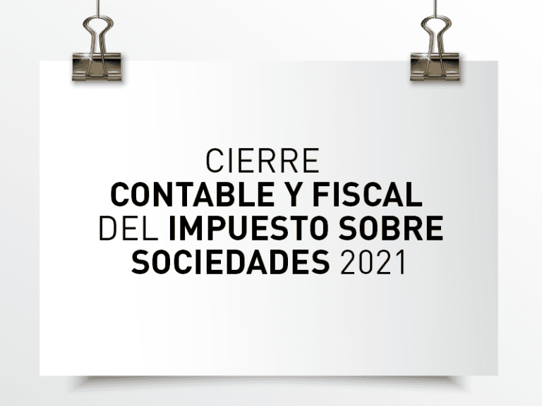 Impuesto sobre Sociedades 2021