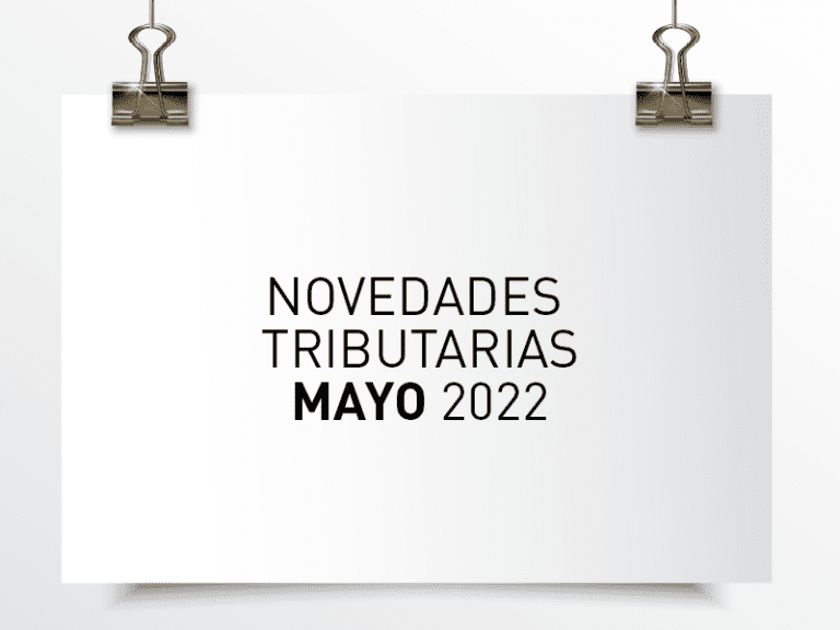NOVEDADES TRIBUTARIAS MAYO