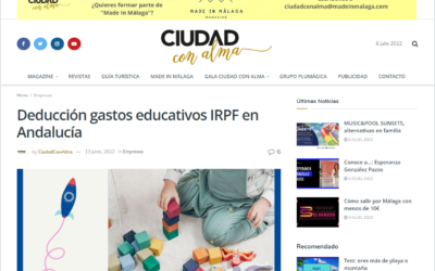 Deducción gastos educativos IRPF en Andalucía