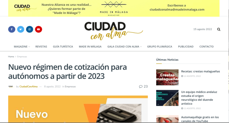 régimen de cotización para autónomos