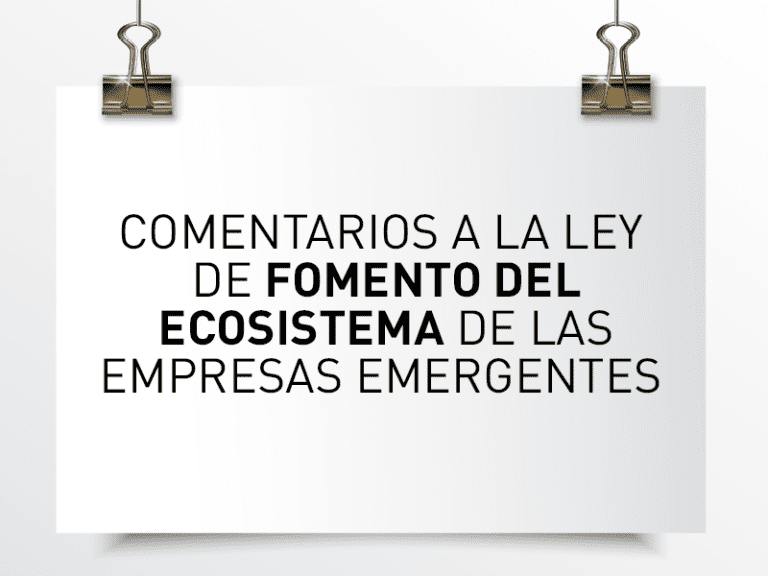 ley de fomento del ecosistema