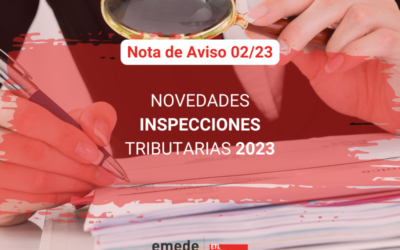 Novedades inspecciones tributarias 2023