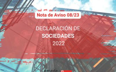 Declaración de Sociedades 2022