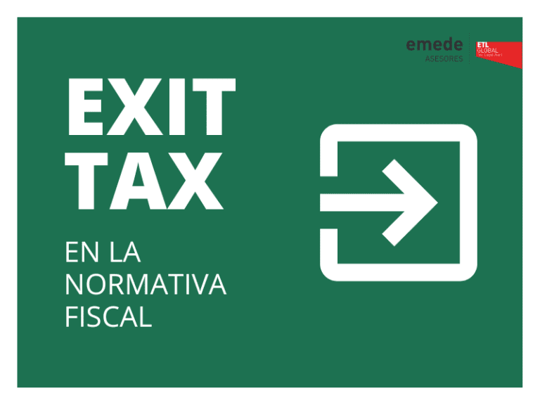Exit Tax Normativa Fiscal
