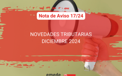 Novedades tributarias diciembre 2024