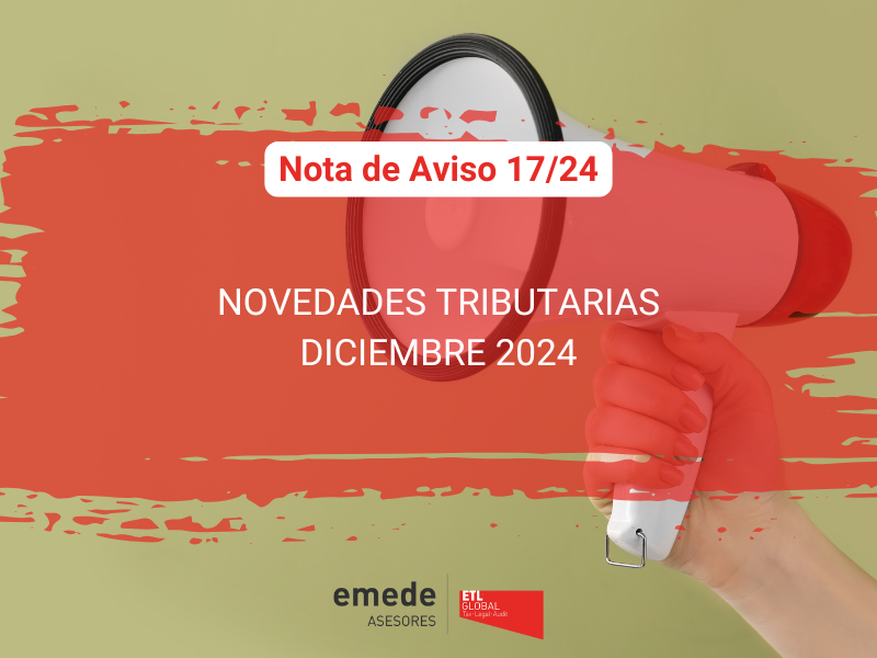 Novedades tributarias diciembre 2024