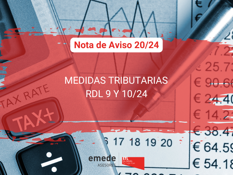 Medidas tributarias 9 y 10 2024