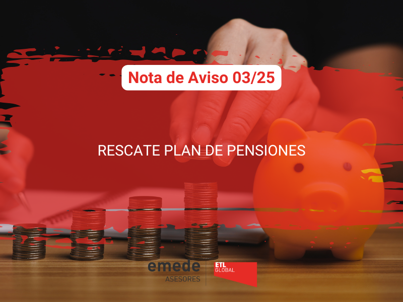 Rescate plan de pensiones