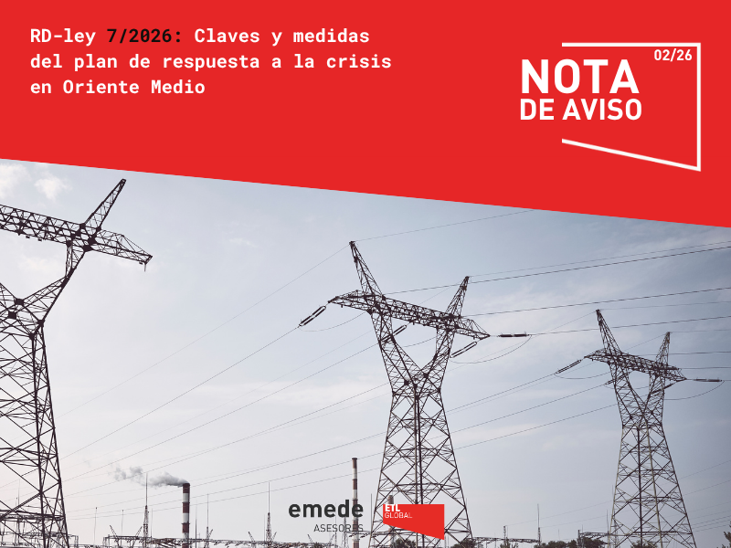 Nota de Aviso 02/26: Claves y medidas del plan de respuesta a la crisis ...